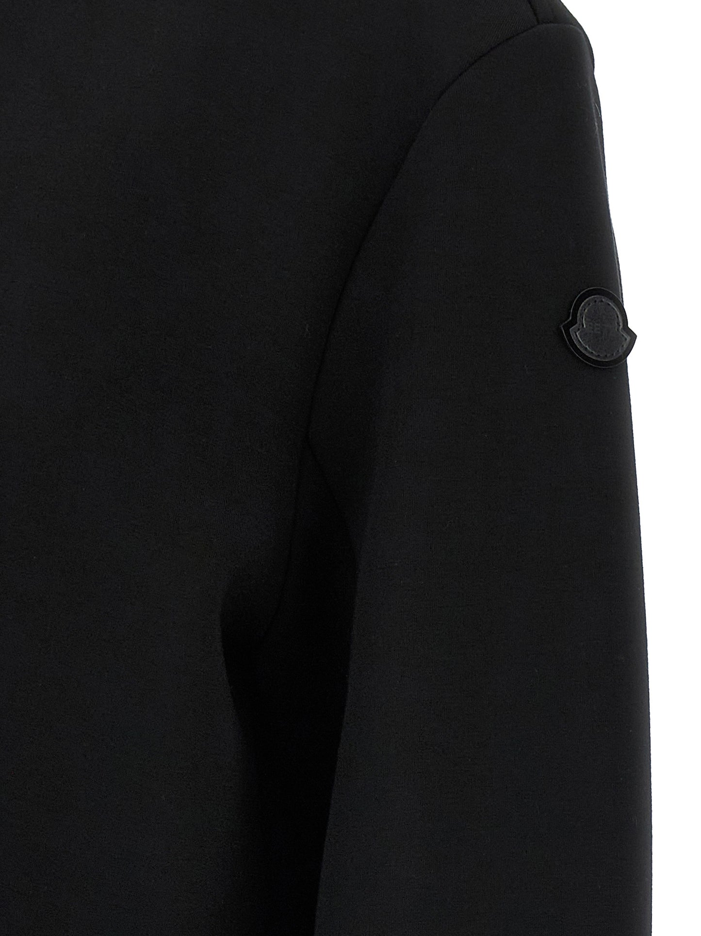 MONCLER GENIUS Schwarzer Sweatshirt aus Viskose