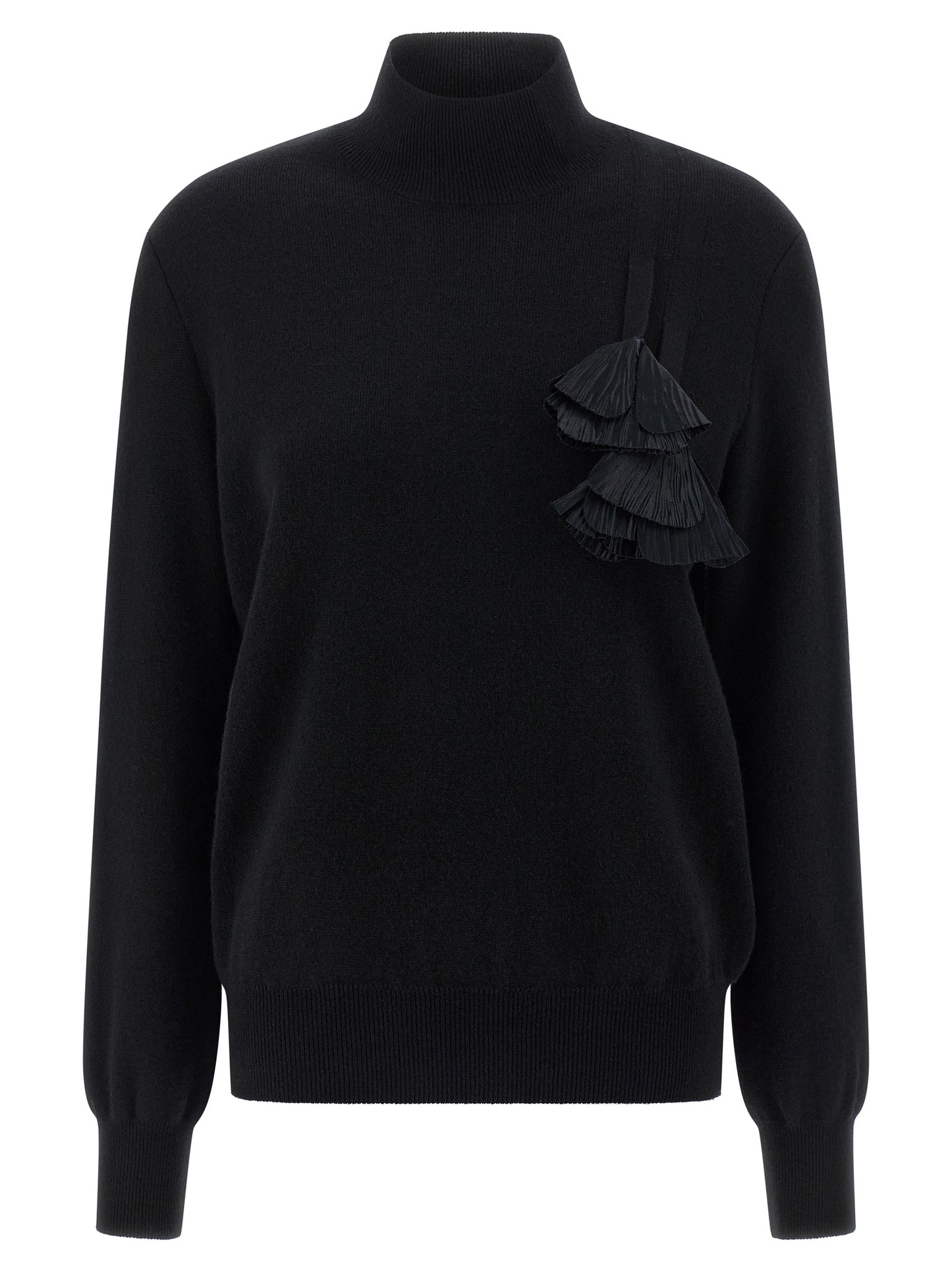 Ferragamo Schwarzer Cardigan aus Schurwolle