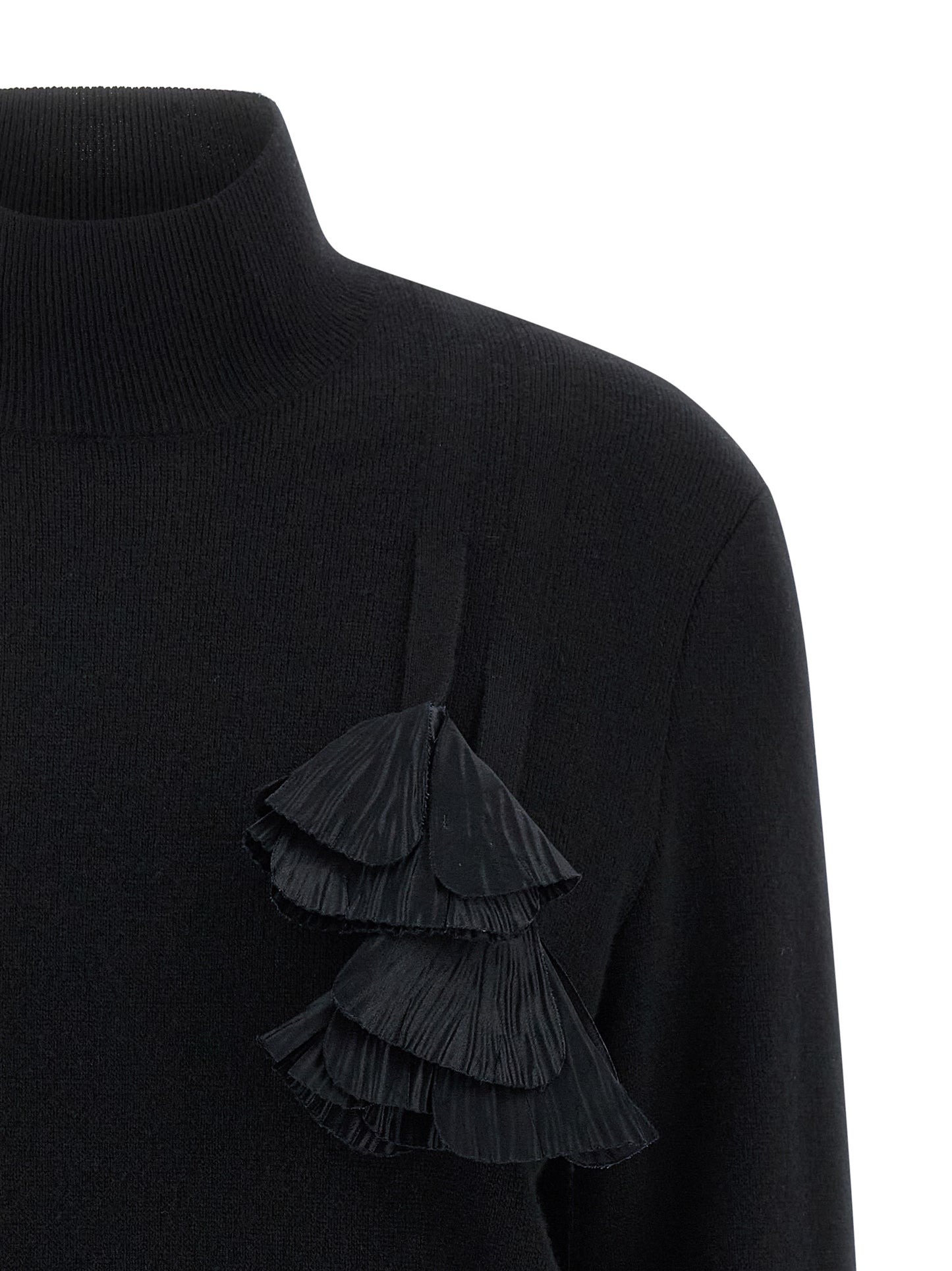 Ferragamo Schwarzer Cardigan aus Schurwolle