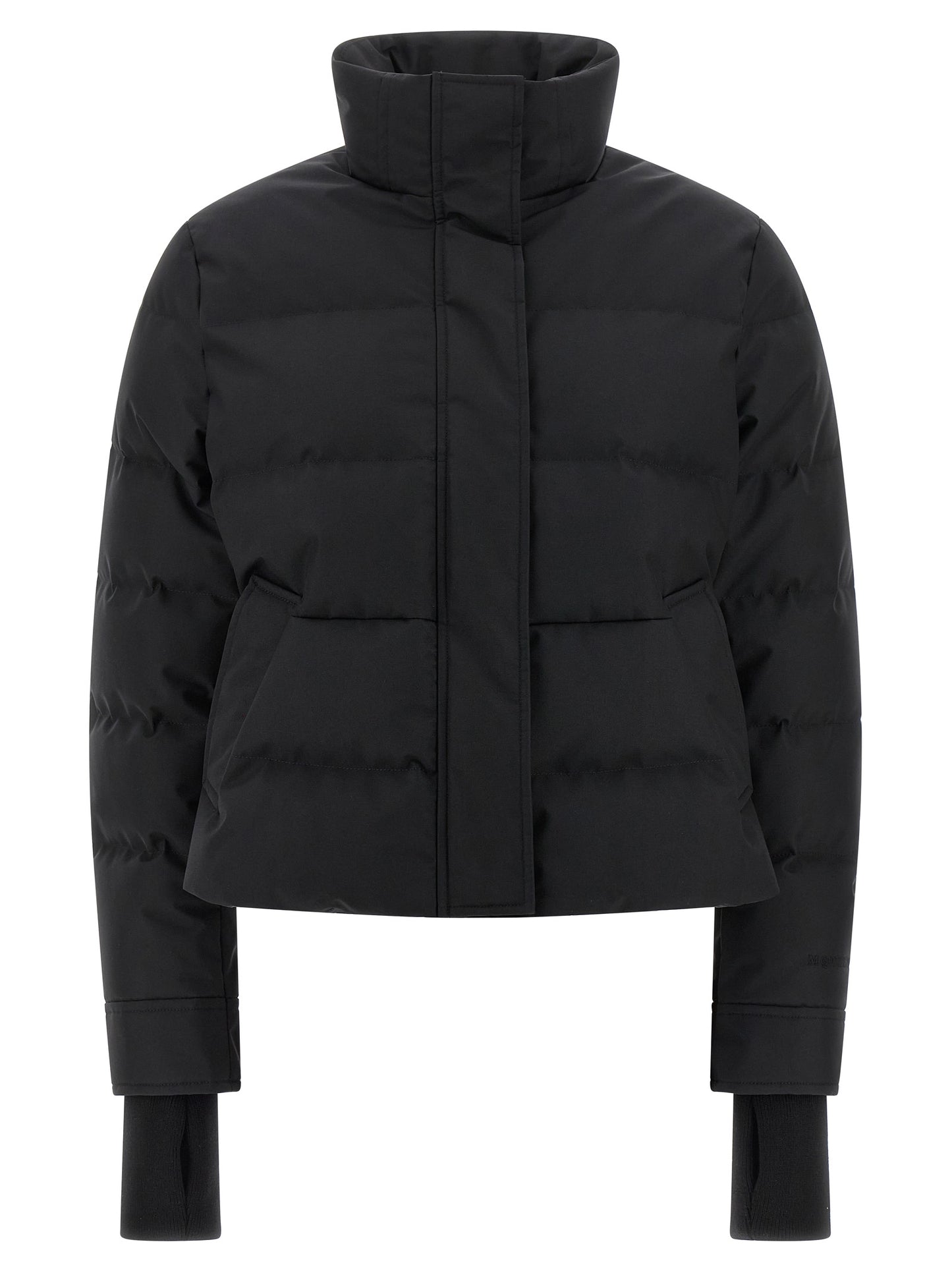 Alexander McQueen Schwarze Polyamidjacke