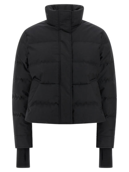 Alexander McQueen Schwarze Polyamidjacke