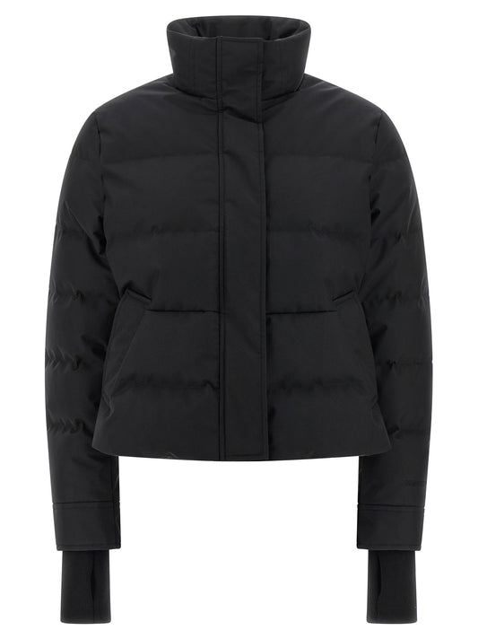 Alexander McQueen Schwarze Polyamidjacke
