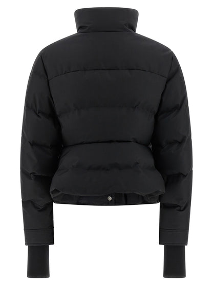 Alexander McQueen Schwarze Polyamidjacke