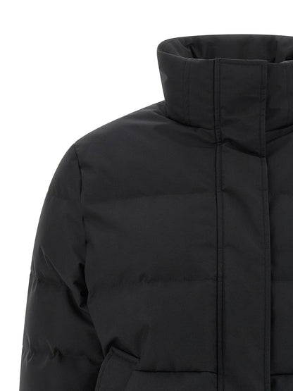 Alexander McQueen Schwarze Polyamidjacke