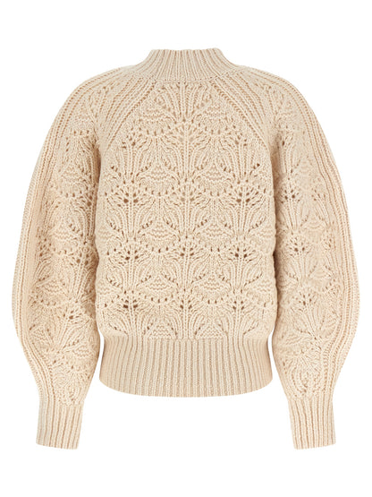 Zimmermann Beige Wollstrickjacke