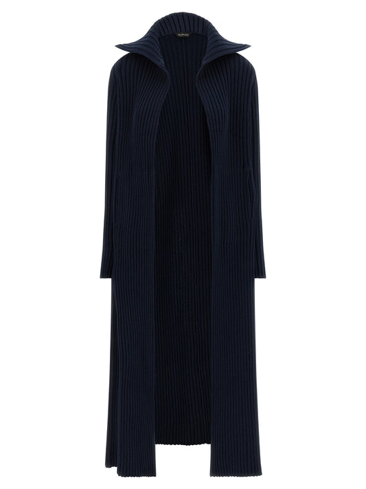 Balenciaga Blauer Cardigan aus Polyester
