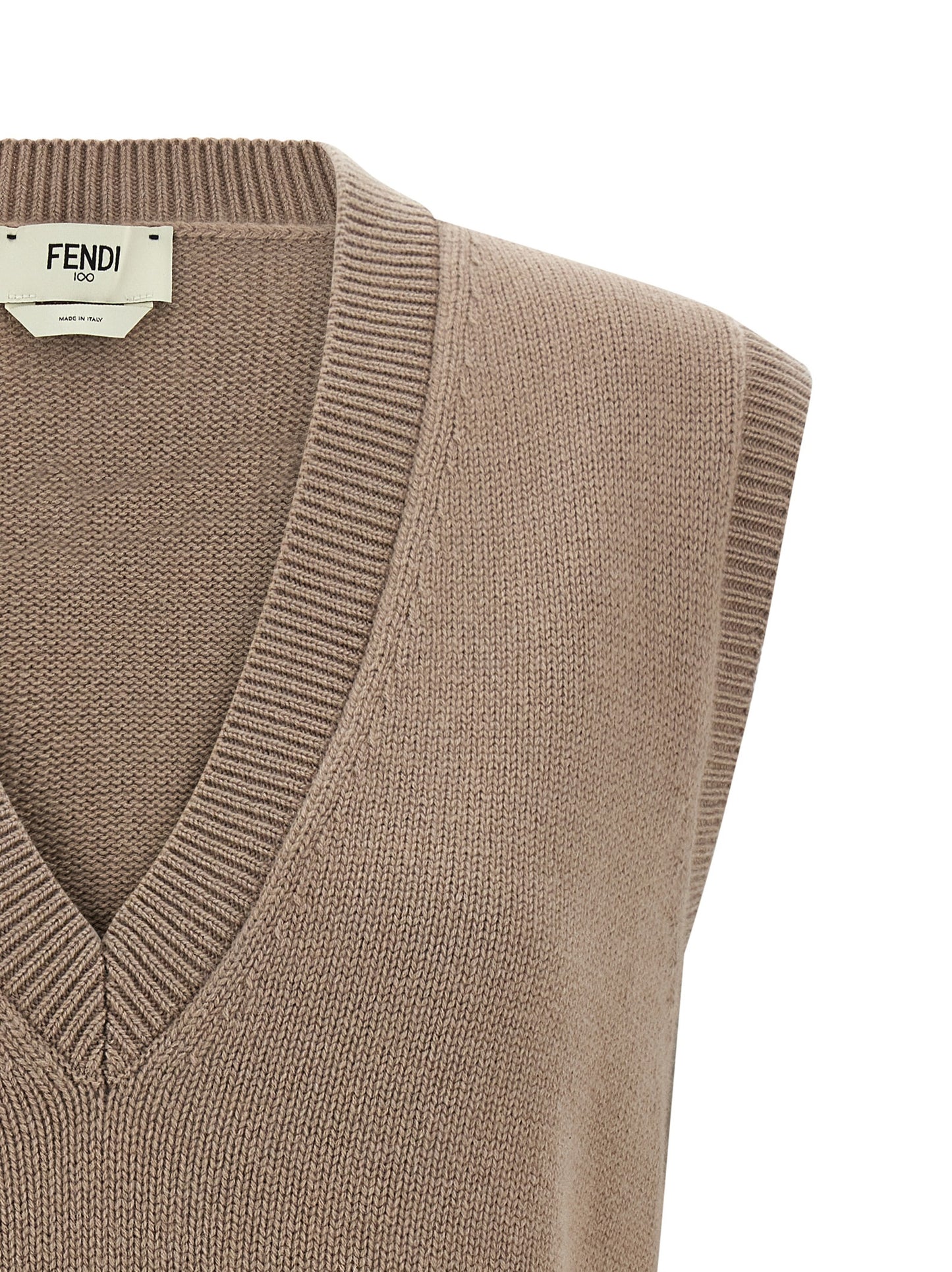 Fendi Beige Kaschmir-Weste