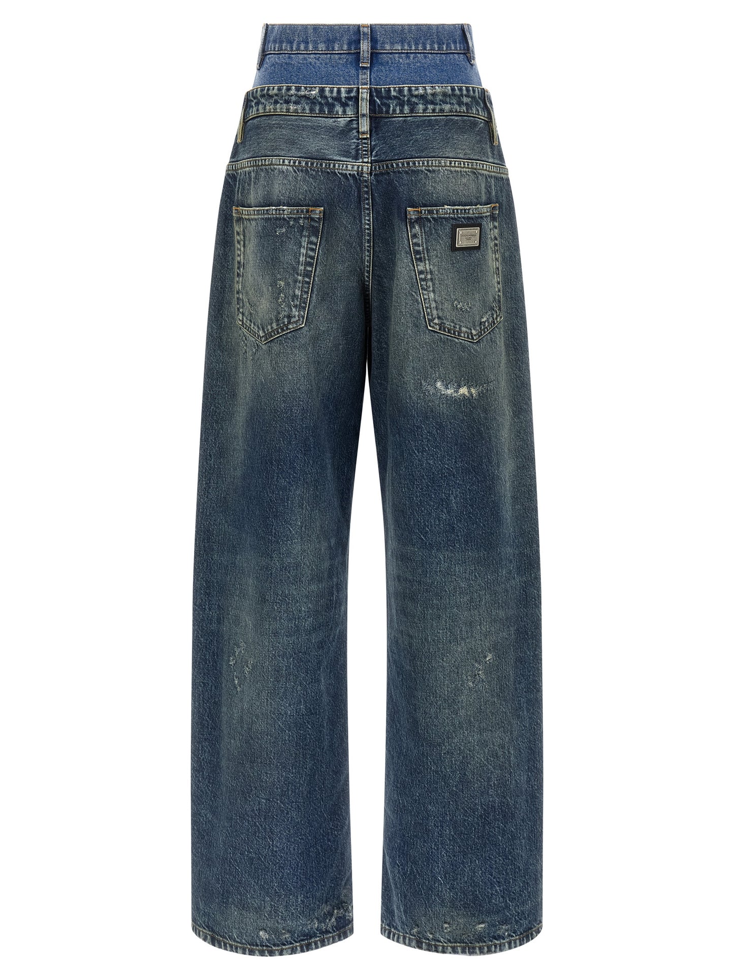 Dolce & Gabbana Blaue Baumwolljeans Denim