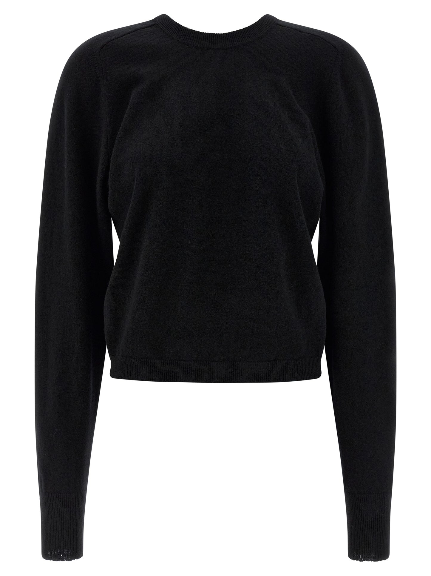 Maison Margiela Schwarzer Cardigan aus Schurwolle