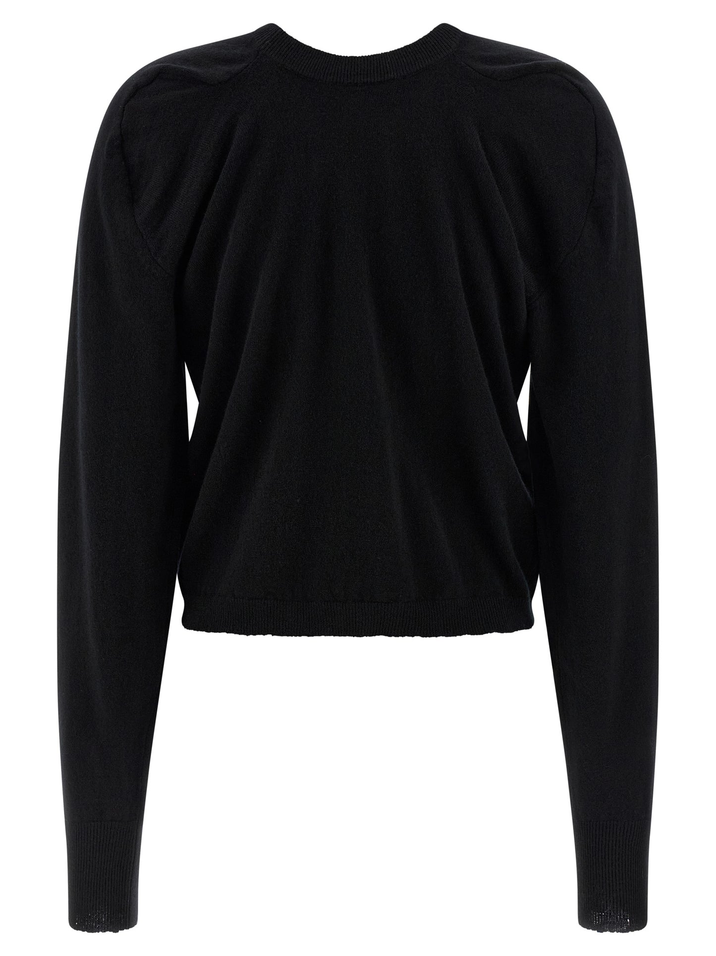 Maison Margiela Schwarzer Cardigan aus Schurwolle