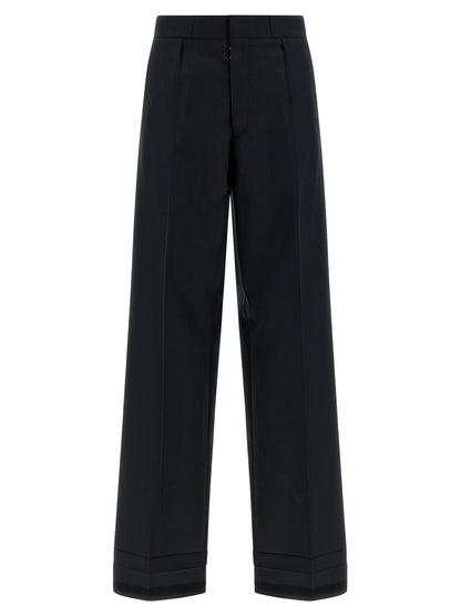 Maison Margiela Schwarze Wollhose