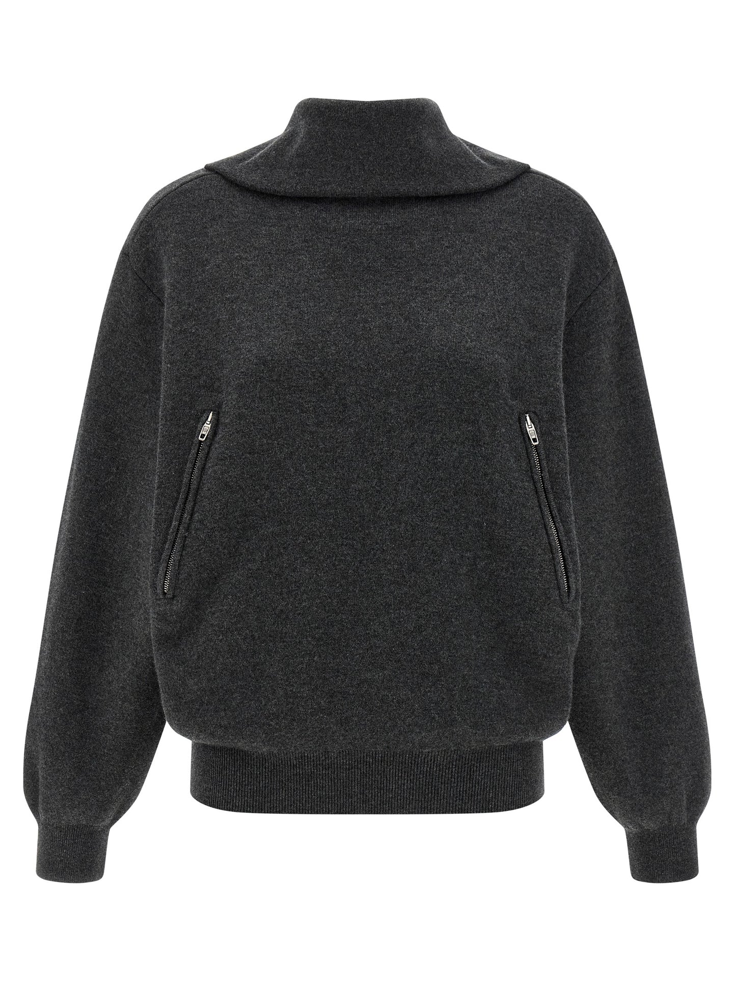 Balenciaga Grauer Wollcardigan