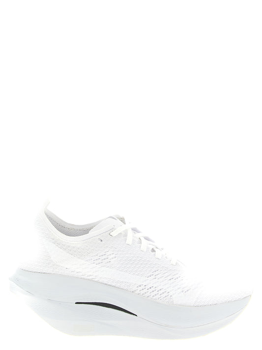 Comme Des Garçons Weiße synthetische Sportsneakers