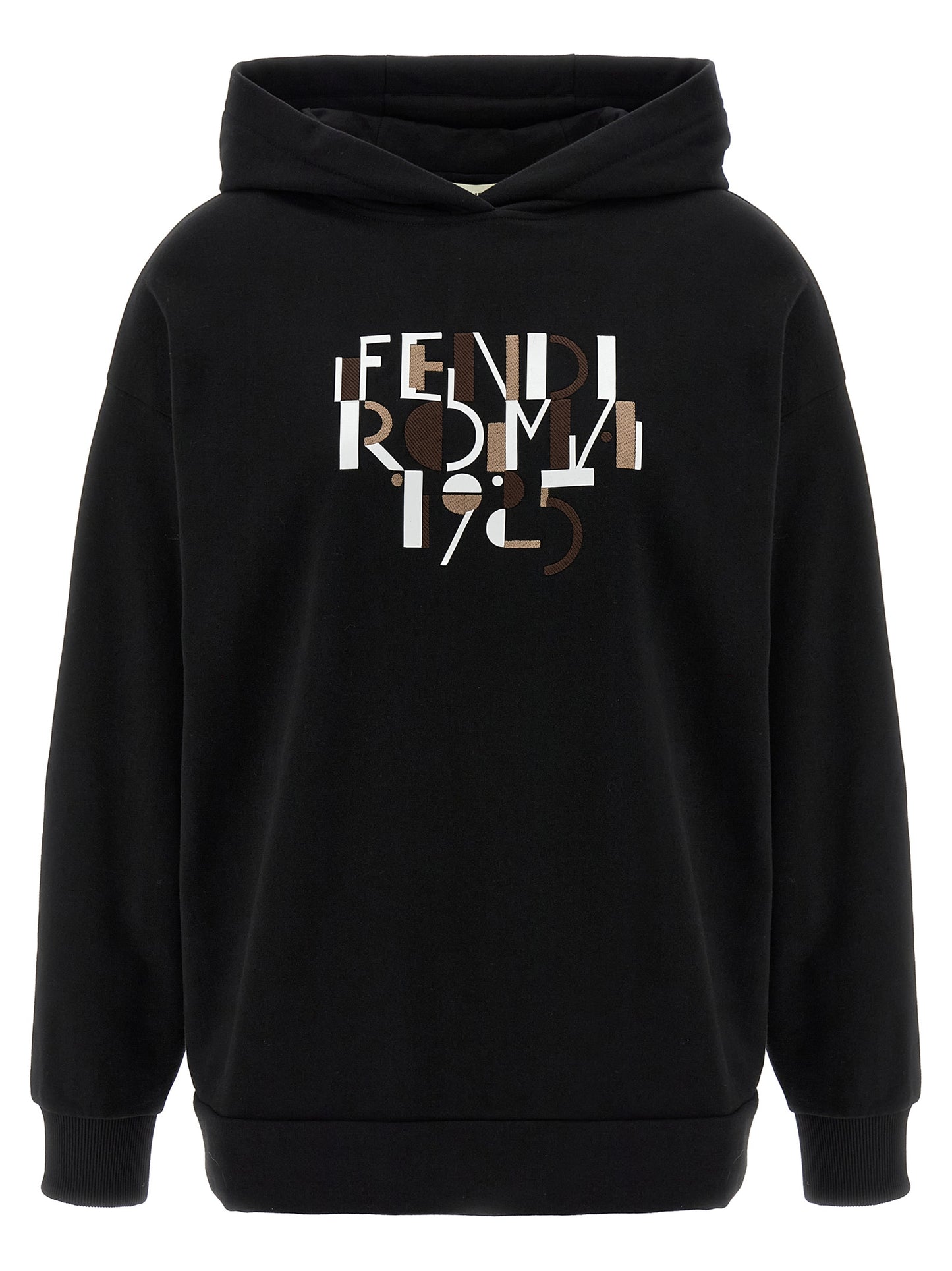 Fendi Schwarzer Baumwoll-Sweatshirt