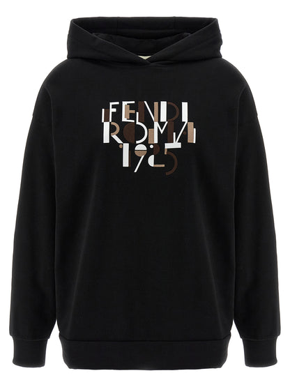Fendi Schwarzer Baumwoll-Sweatshirt