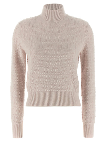 Fendi Mehrfarbige Wollstrickjacke
