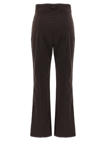 Fendi Braune Polyamid-Sporthose