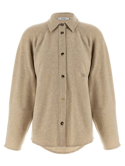 Max Mara Beige Kaschmirbluse