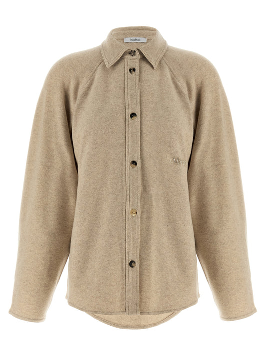 Max Mara Beige Kaschmirbluse