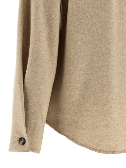 Max Mara Beige Kaschmirbluse