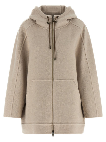 Max Mara Beiger Kaschmir-Mantel