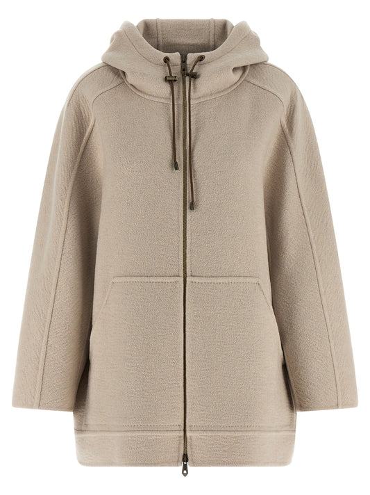 Max Mara Beiger Kaschmir-Mantel