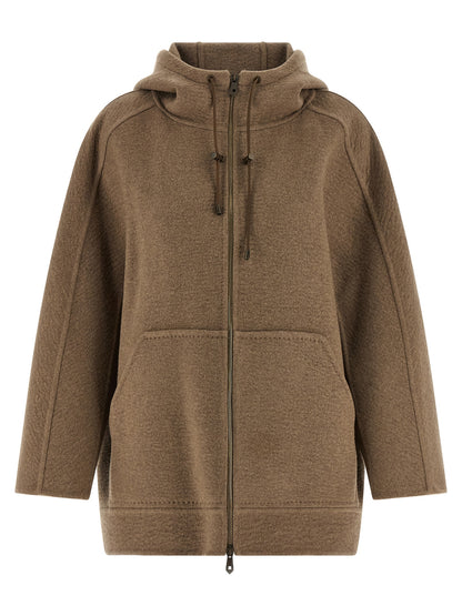 Max Mara Brauner Kaschmir-Mantel