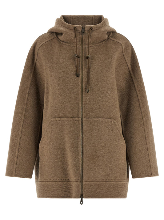 Max Mara Brauner Kaschmir-Mantel