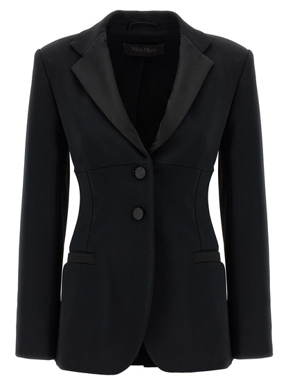 Max Mara Schwarzer Blazer aus Viskose