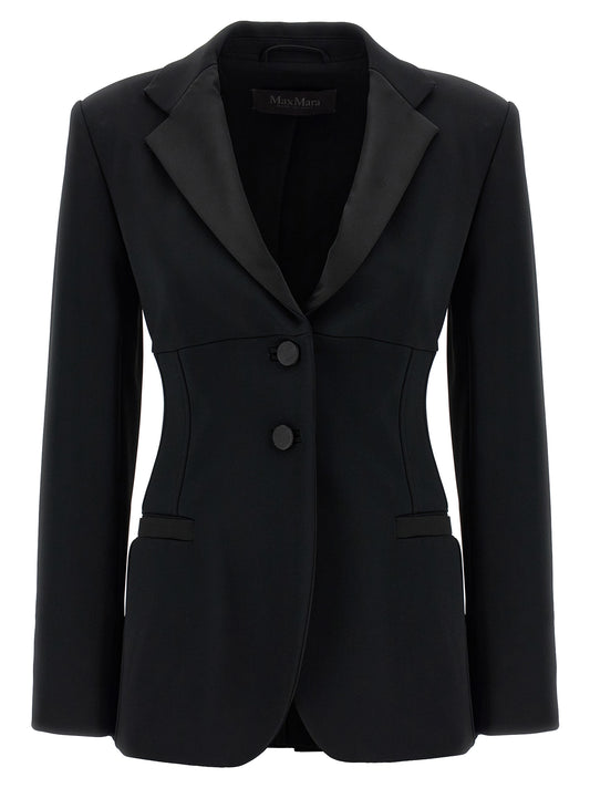 Max Mara Schwarzer Blazer aus Viskose