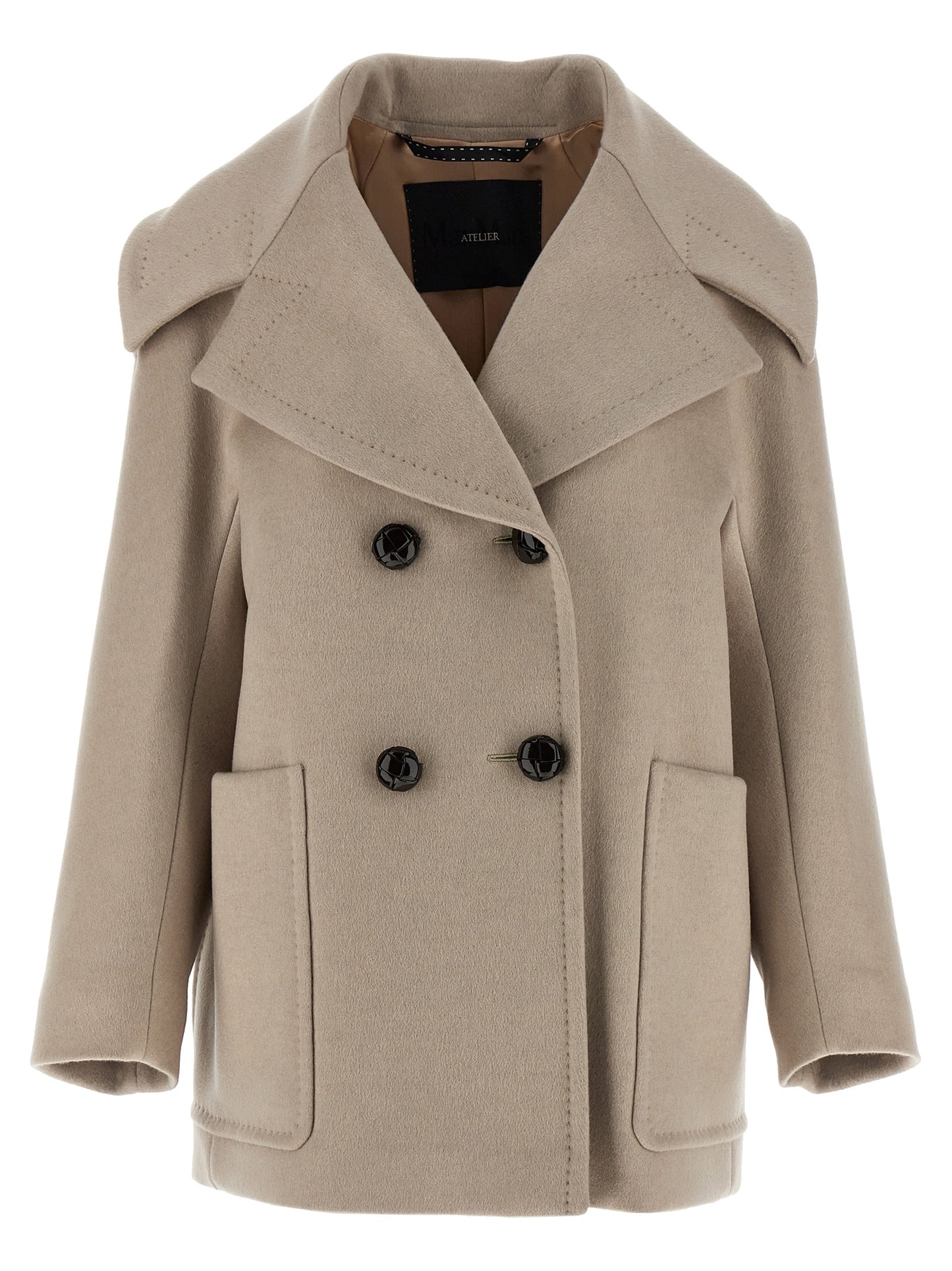 Max Mara Beiger Kaschmir-Mantel