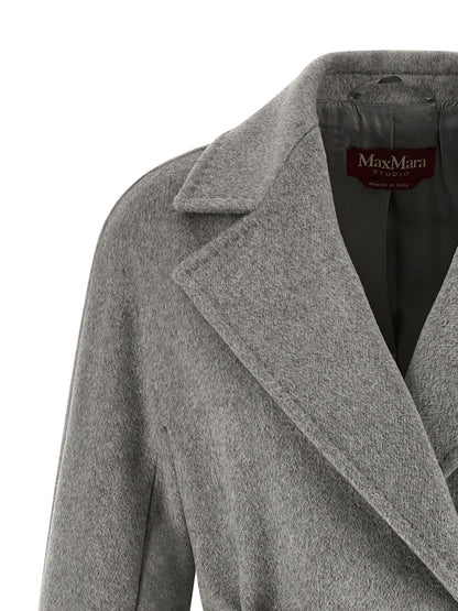 Max Mara Grauer Kaschmir-Mantel