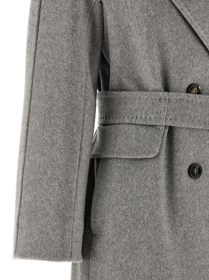Max Mara Grauer Kaschmir-Mantel