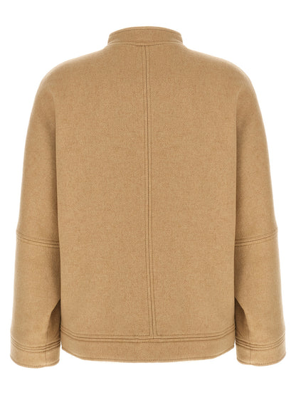 Max Mara Beige Kaschmir Bomberjacke