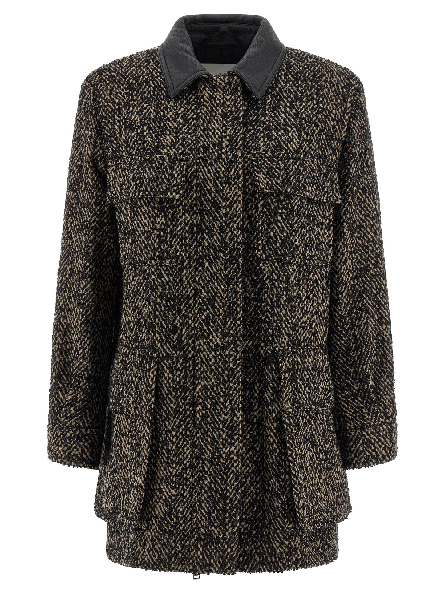 Max Mara Mehrfarbige Jacke aus reiner Schurwolle