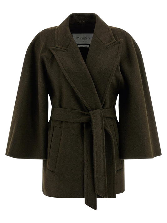 Max Mara Two-Tone Wool Coat