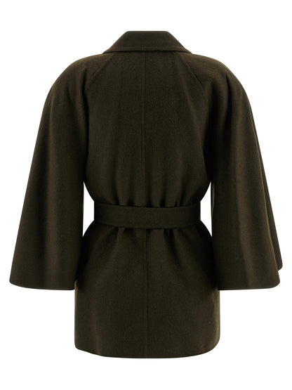 Max Mara Zweifarbiger Wollmantel