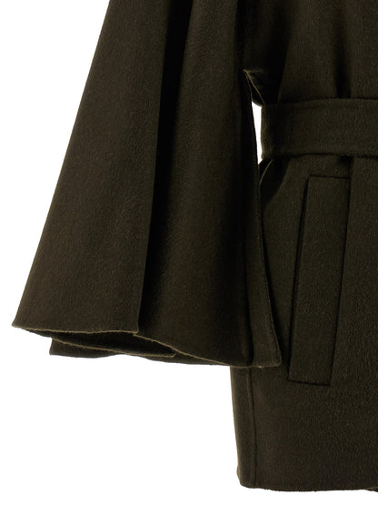 Max Mara Zweifarbiger Wollmantel