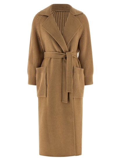 Max Mara Beiger Wollmantel