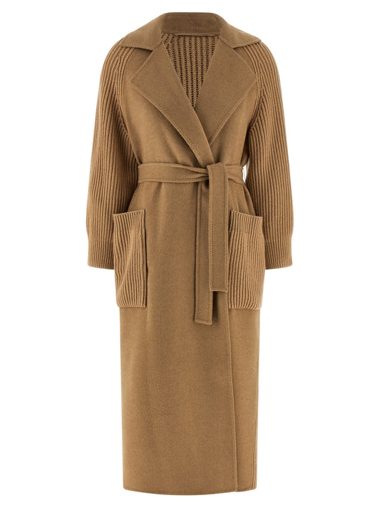 Max Mara Beiger Wollmantel