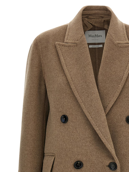 Max Mara Beiger Kaschmir-Mantel
