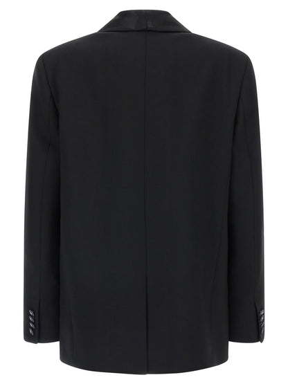 Emilio Pucci Schwarzer Blazer aus reiner Schurwolle