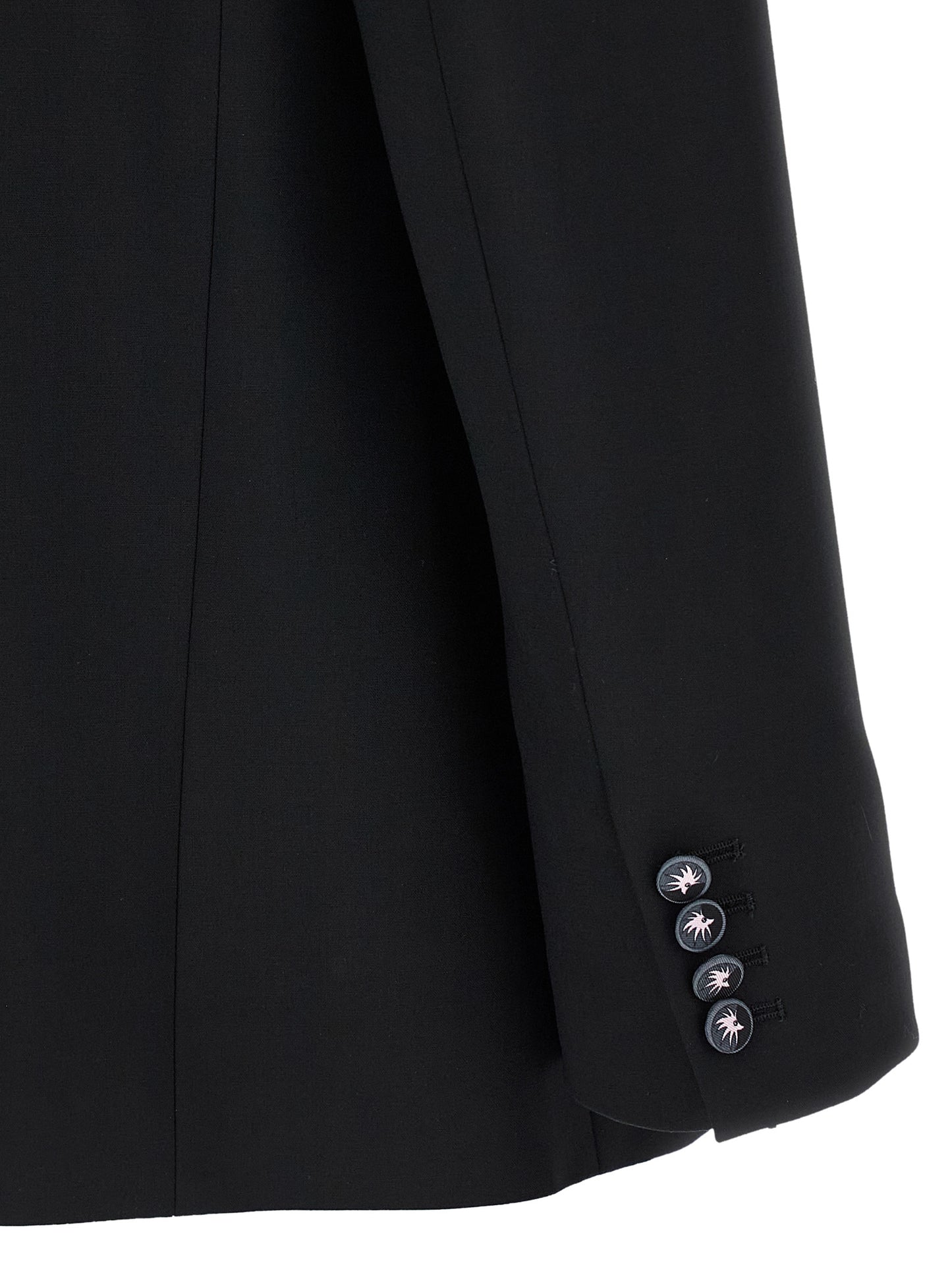 Emilio Pucci Schwarzer Blazer aus reiner Schurwolle