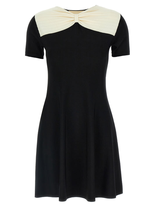 Valentino Garavani Schwarzes Viskose-Kurzkleid