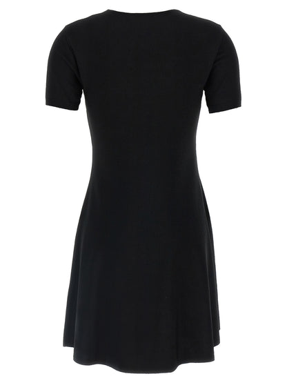 Valentino Garavani Schwarzes Viskose-Kurzkleid