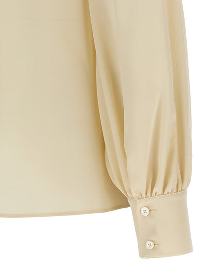 Valentino Garavani Beige Seidenbluse