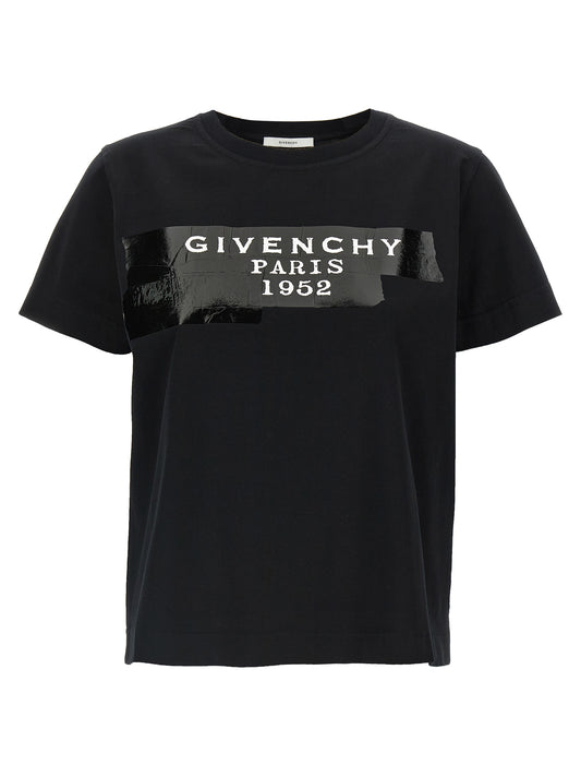 Givenchy Schwarzes Baumwoll-T-Shirt