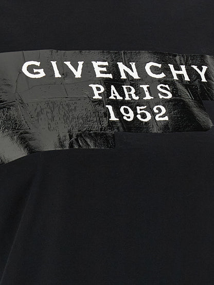 Givenchy Schwarzes Baumwoll-T-Shirt