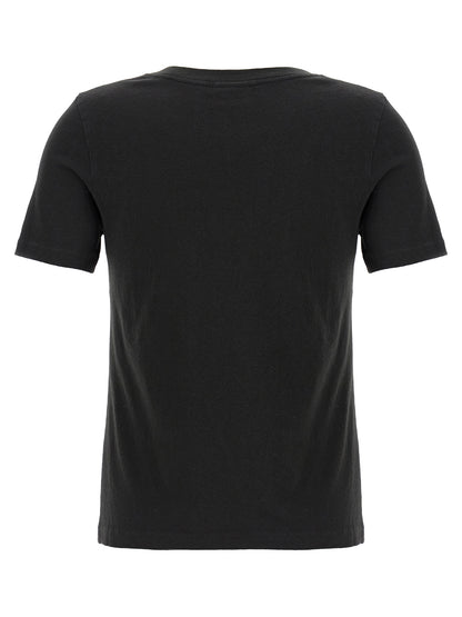 Chloé Schwarzes Baumwoll-T-Shirt