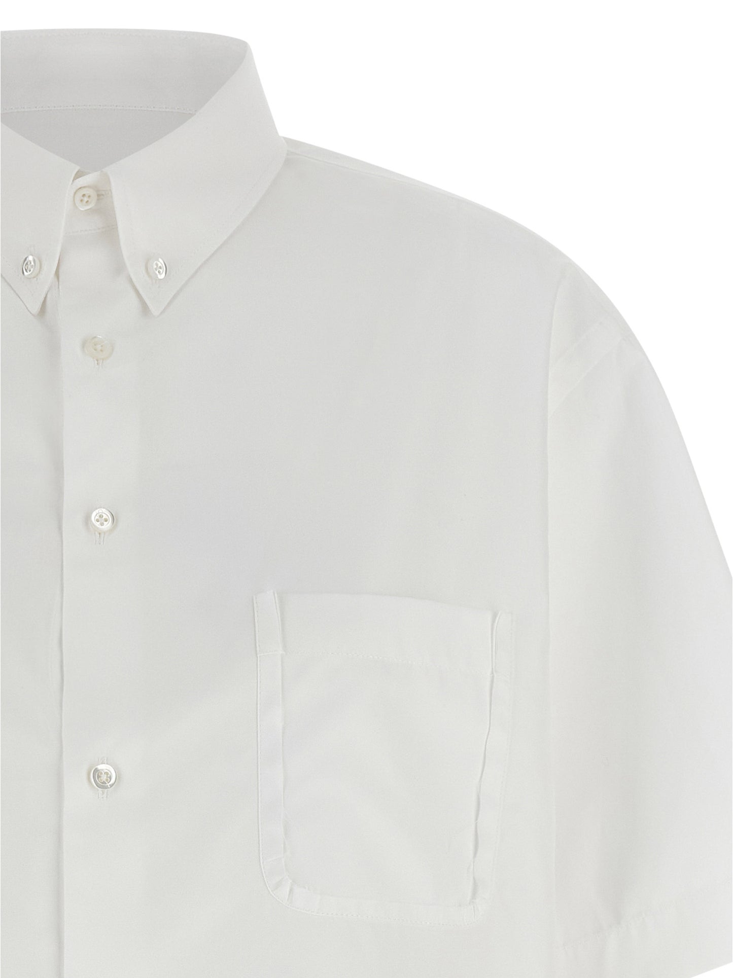Maison Margiela Weiße Baumwollbluse